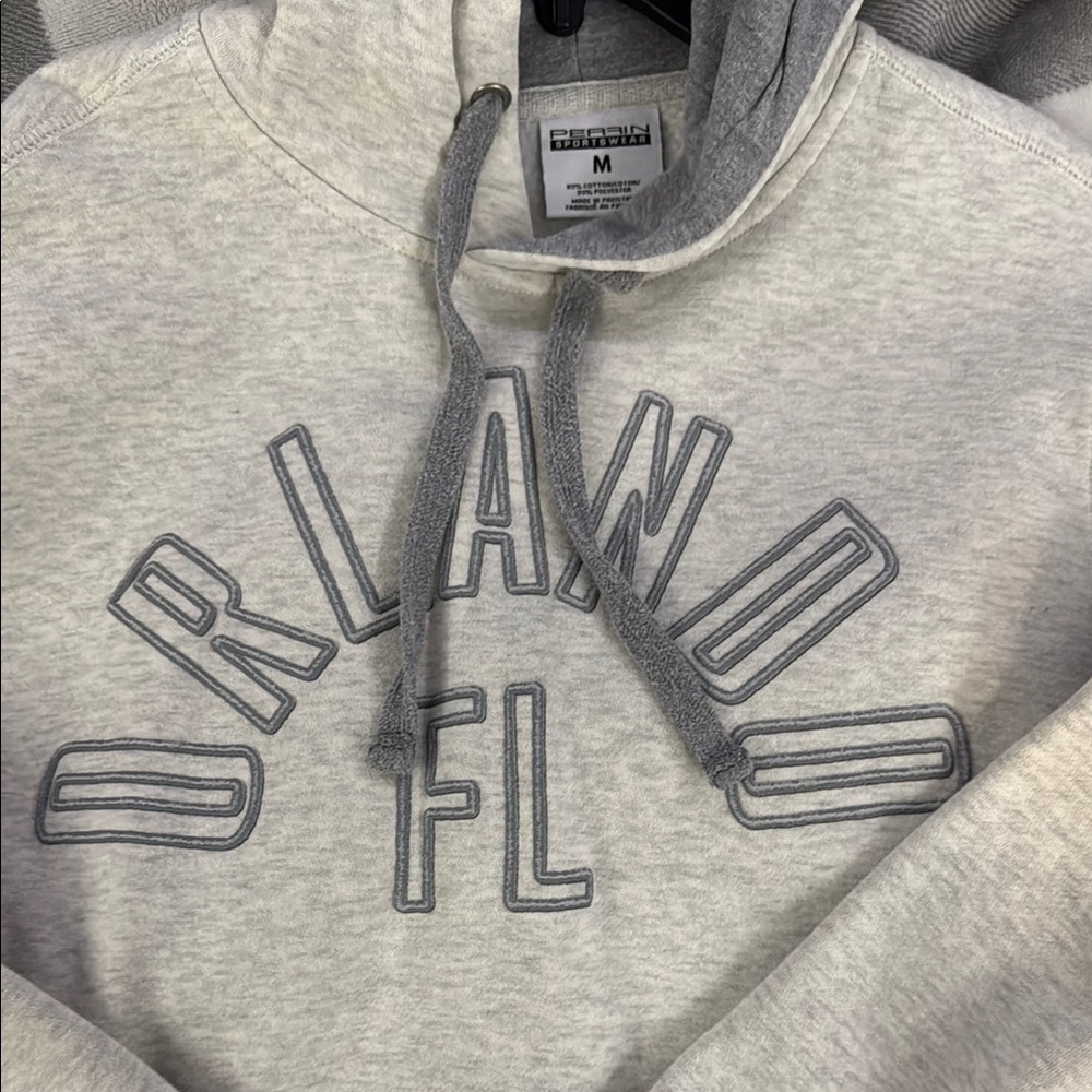 Gray Graphic Orlando FL Hoodie